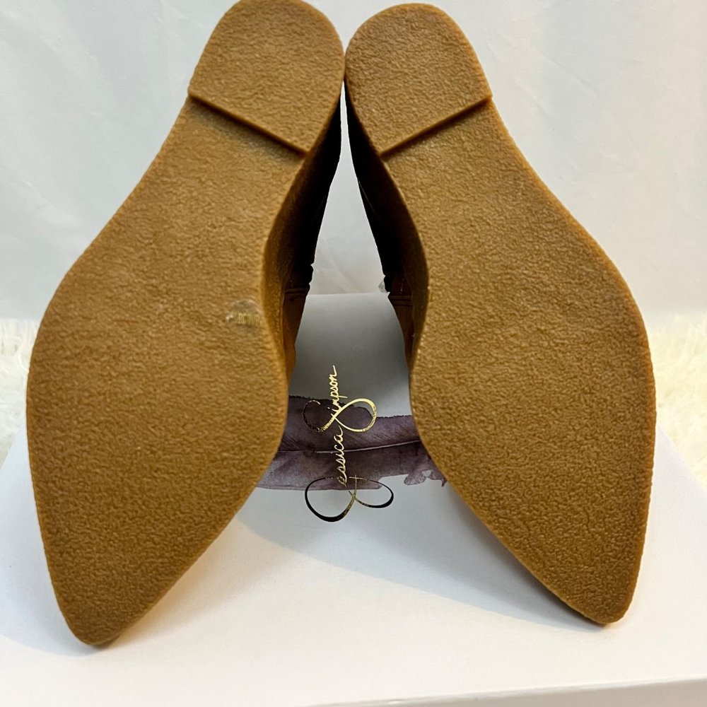 Jessica Simpson Crais Bootie Wedge Size 8 Brown NEW! - Picture 8 of 16